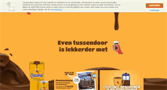 Desktop Screenshot of chocomel.nl